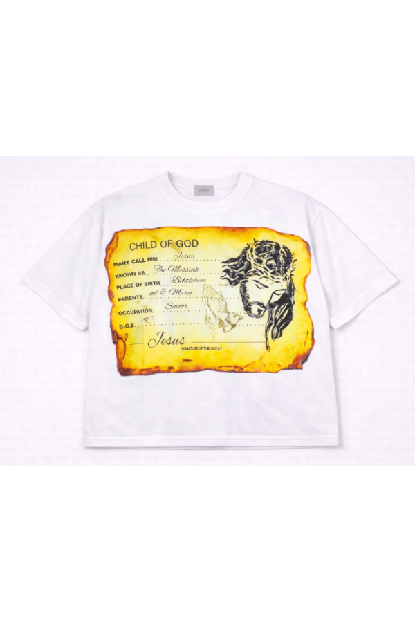 Frost White Identity Boxy Tee