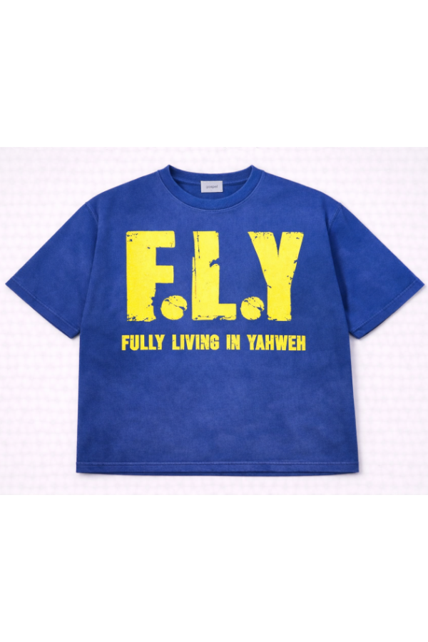 Blue F.L.Y Tee