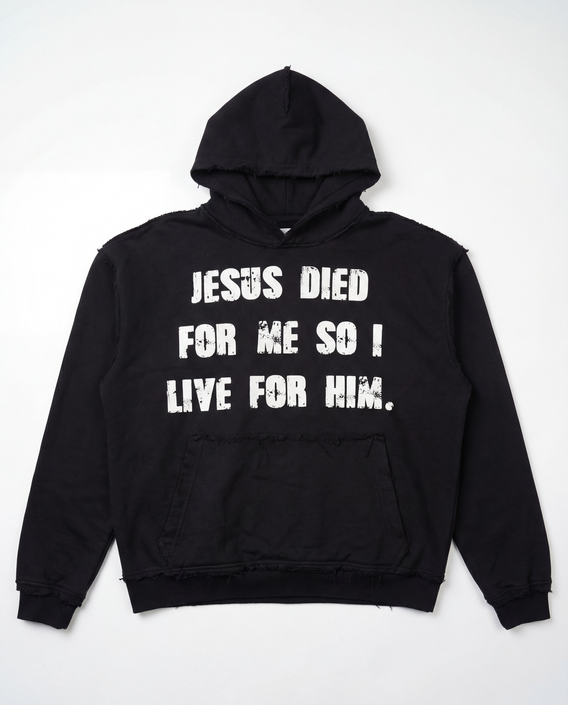 Black Reversed Sacrifice Hoodie