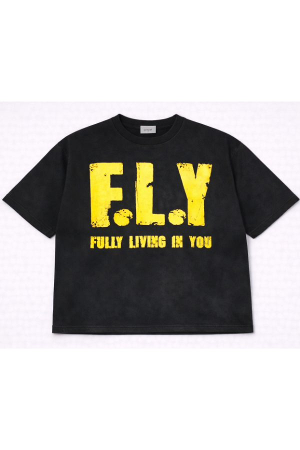 Black F.L.Y Tee